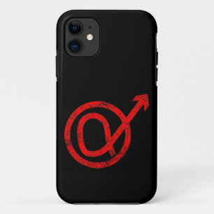 Alpha-Männchen-Zeichen iPhone 11 Hülle