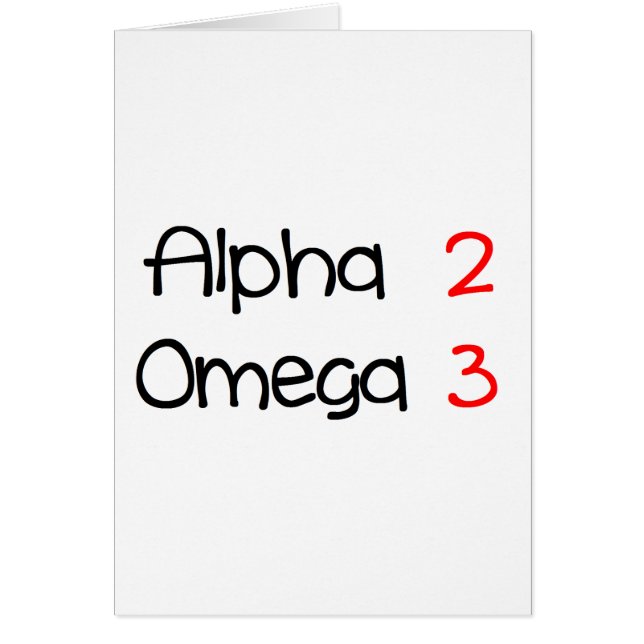 Alpha-Omega (Vorne)