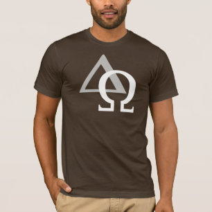 Alpha & Omega 3 graue png-Transleertaste T-Shirt