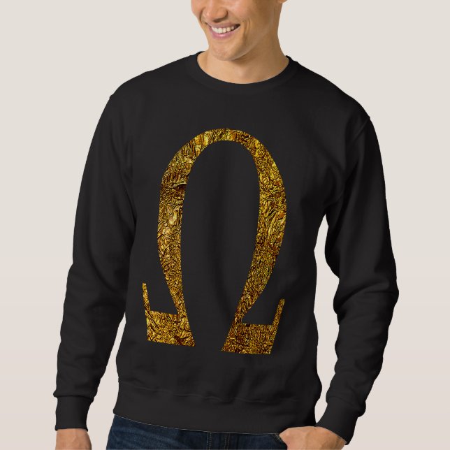 Alpha Omega Letter Greek Alphabet  1 Sweatshirt (Vorderseite)