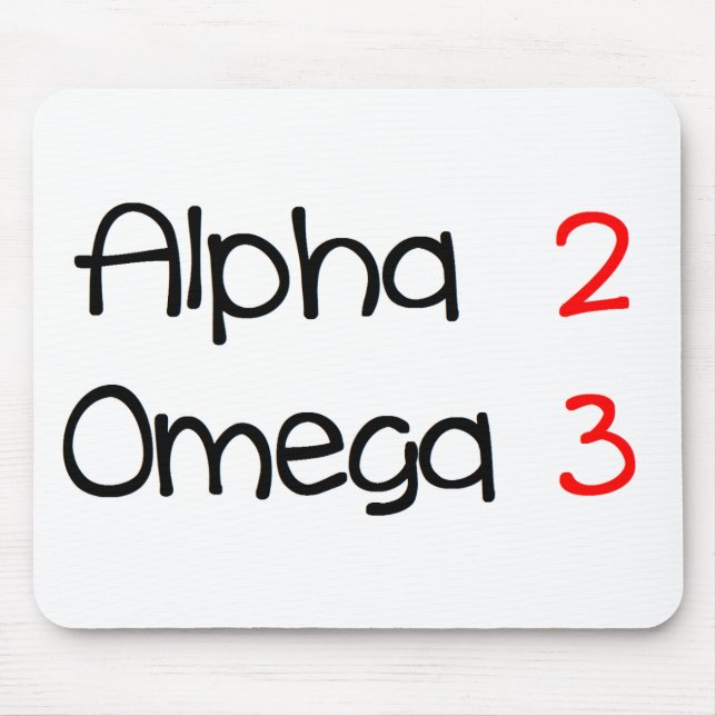 Alpha-Omega Mousepad (Vorne)