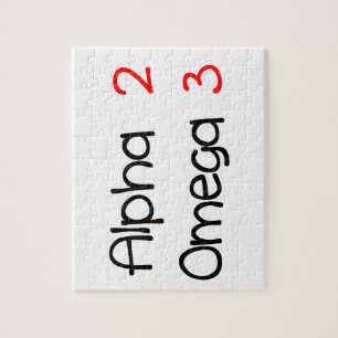Alpha-Omega Puzzle