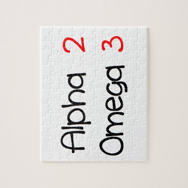 Alpha-Omega Puzzle (Vertikal)