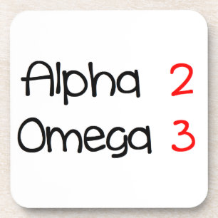 Alpha-Omega Untersetzer
