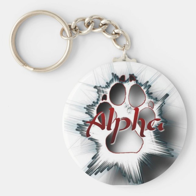 Alpha Paw Schlüsselanhänger (Vorne)
