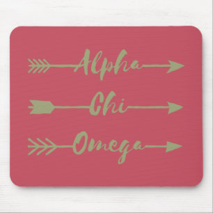 Alpha Pfeile Chi-Omegas   Mousepad