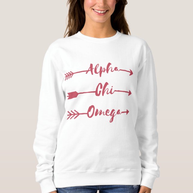 Alpha Pfeile Chi-Omegas | Sweatshirt (Vorderseite)