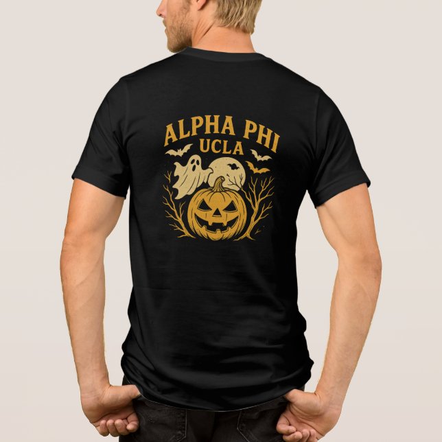 Alpha Phi Halloween Tri-Blend Shirt (Rückseite)
