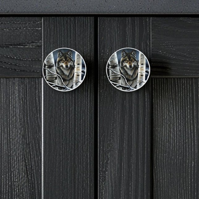 Alpha Timber Wolf Poplar Tree Keramikknauf (Von Creator hochgeladen)