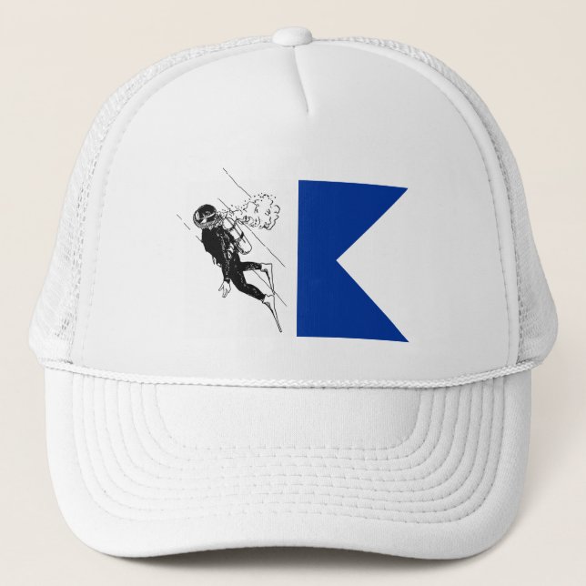 Alpha Truckerkappe (Vorderseite)