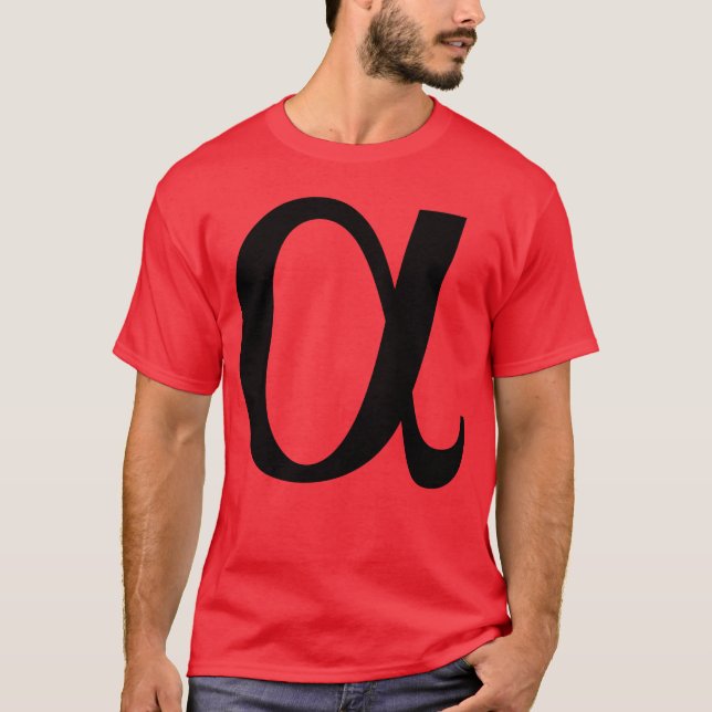 Alpha Vintage T-Shirt (Vorderseite)