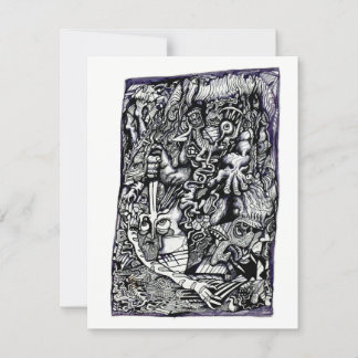 Alpha Warrior von Brian Benson Flat Card