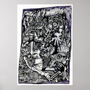 Alpha Warrior von Brian Benson Poster