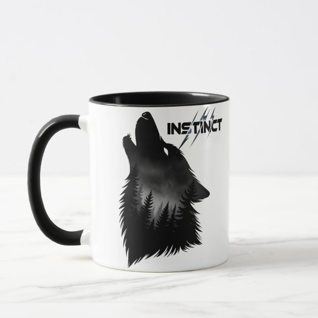 alpha wolf Graphic Tasse (Links)