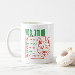ALPHA WOLF ITALIENISCHE LEBENSMITTEL JA, ICH BIN A KAFFEETASSE