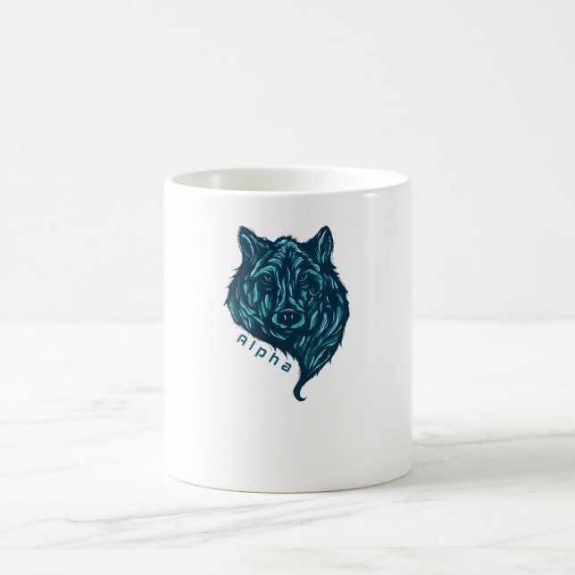Alpha Wolf Kaffeetasse (Mittel)