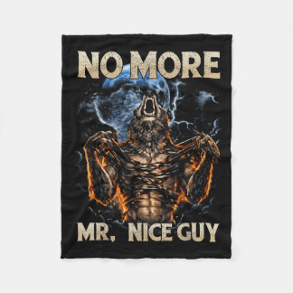 Alpha Wolf Mehr Mr Nice Guy Lustiges Meme Männer J Fleecedecke
