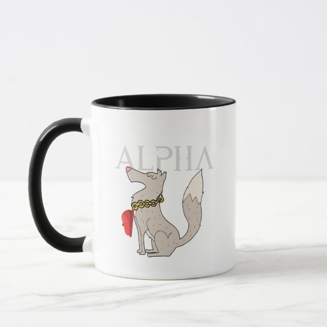 Alpha Wolf Tasse (Links)