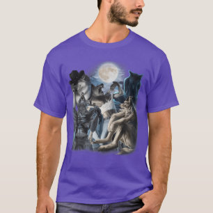 Alpha Wolf Vintage 90er Kleidung Retro Wolf Meme M T-Shirt