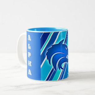 Alpha Wolf Zweifarbige Tasse