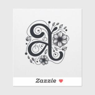 Alphabet Adornments Custom Vinyl Letter Sticker" Aufkleber