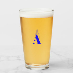 Alphabet-Anfangsbuchstaben anpassen, personalisier Glas