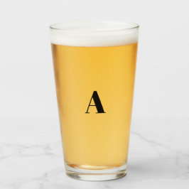 Alphabet-Anfangsbuchstaben anpassen, personalisier Glas