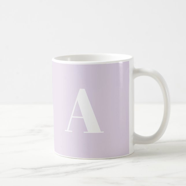 Alphabet-Anfangsbuchstaben anpassen, personalisier Kaffeetasse (Rechts)