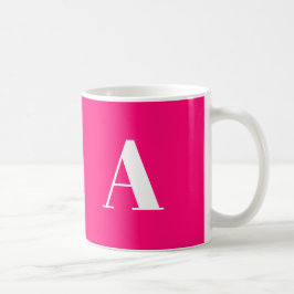 Alphabet-Anfangsbuchstaben anpassen, personalisier Kaffeetasse