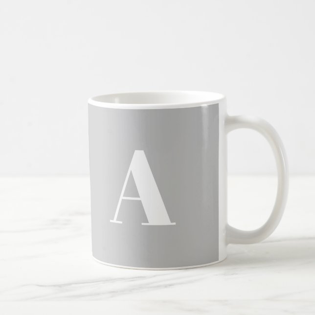 Alphabet-Anfangsbuchstaben anpassen, personalisier Kaffeetasse (Rechts)