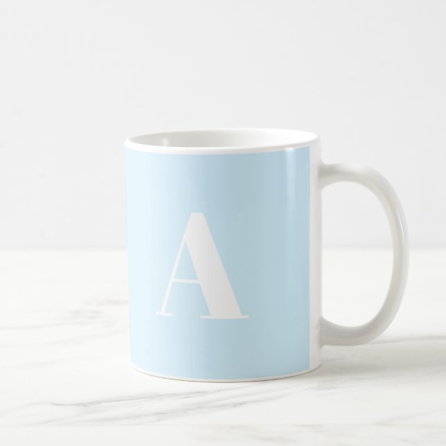 Alphabet-Anfangsbuchstaben anpassen, personalisier Kaffeetasse (Rechts)