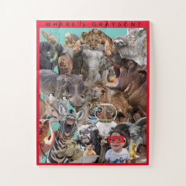 Alphabet Animals Personalisiert Jigsaw Puzzle