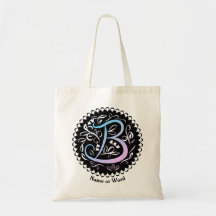 Alphabet B Monogram Handwriting