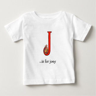 Alphabet-Baby-T - Shirt: J ist für Joey Baby T-shirt