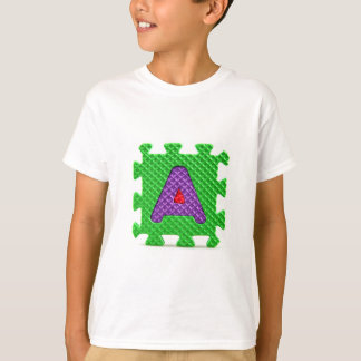 Alphabet beschriftet Puzzlespiel T-Shirt