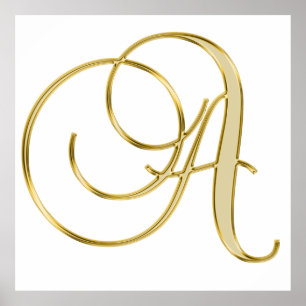 Alphabet-Brief-Anfangsgrund Poster