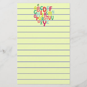 Alphabet Briefpapier