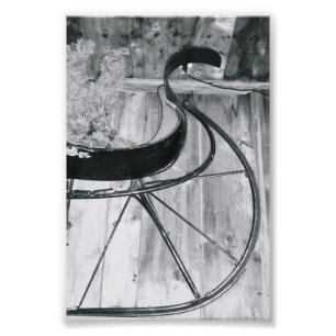 Alphabet-Buchstabe-Fotografie A6 Schwarzweiss-4x6 Fotodruck