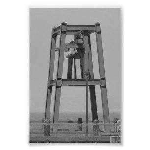 Alphabet-Buchstabe-Fotografie A6 Schwarzweiss-4x6 Fotodruck