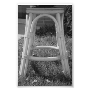 Alphabet-Buchstabe-Fotografie A7 Schwarzweiss-4x6 Fotodruck