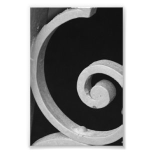 Alphabet-Buchstabe-Fotografie-G7 Schwarzweiss-4x6 Fotodruck