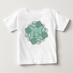 Alphabet Buchstabe Initial Baby T-shirt