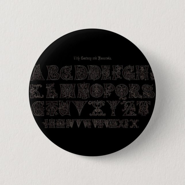 Alphabet Button (Vorderseite)
