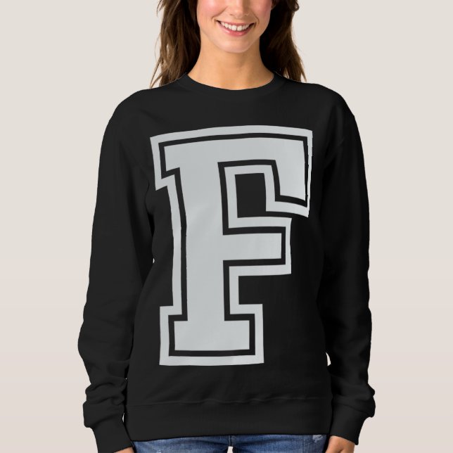 Alphabet capital letter F matching family group ha Sweatshirt (Vorderseite)