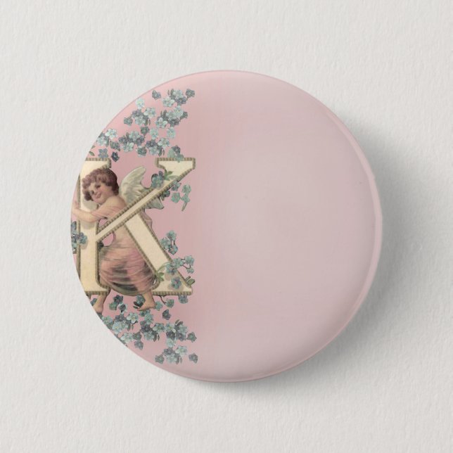 Alphabet Cherub Button (Vorderseite)
