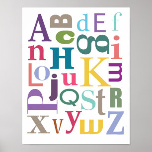 Alphabet Chowder Poster