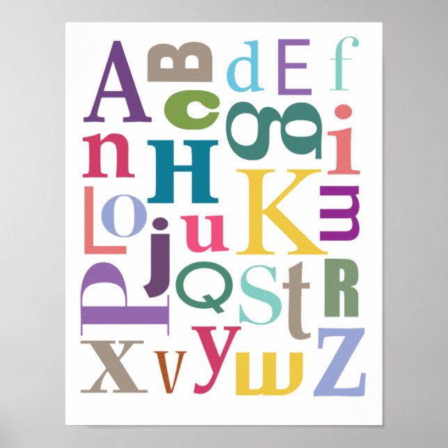 Alphabet Chowder Poster (Vorne)