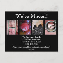 Alphabet Collage, ZUHAUSE Letter Word Art Moving