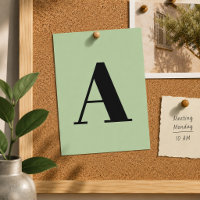 Alphabet Custom Letter | Modernes Minimalistisches