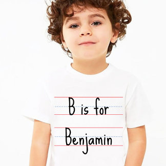 Alphabet | Custom School Shirts for Boys & Girls